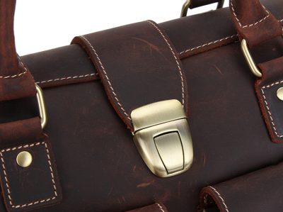 Weekend Leather Satchel-Details