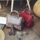 delicate leather handbag