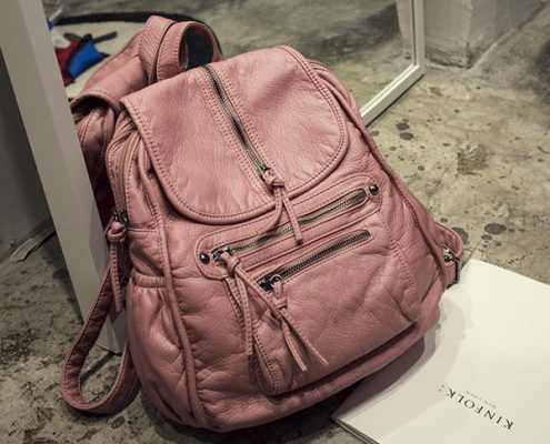 pink fashion computer bag