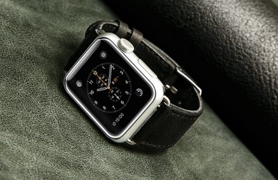 Black Apple Watch Band-Exterior