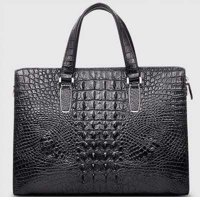 Casual Genuine Crocodile Bag,Crocodile Laptop Bag for Men-Back