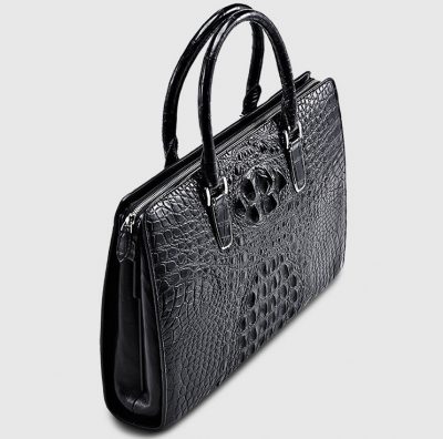 Casual Genuine Crocodile Bag,Crocodile Laptop Bag for Men-Top