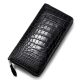 Classic Black Genuine Crocodile Wallet