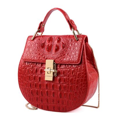 Crocodile Evening Handbag, Crocodile Wrist Bag-1