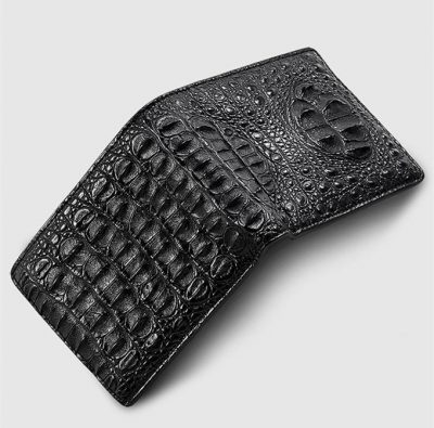 Fashion Bifold Genuine Crocodile Wallet-Face