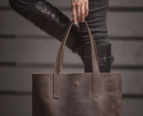 Genuine Leather Tote Bag