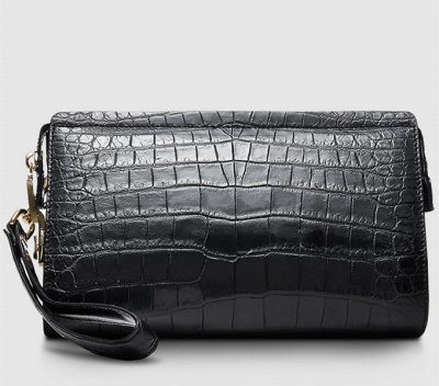 Large Genuine Crocodile Wallet-Back