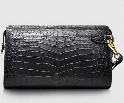 Large Genuine Crocodile Wallet-Front