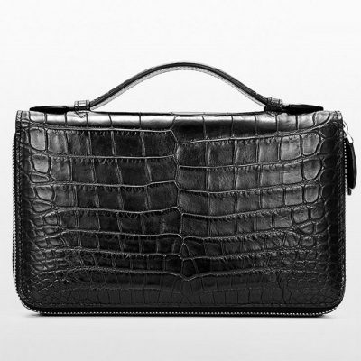 Mens Crocodile Clutch Bag, Large Crocodile Wallet-2