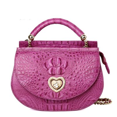 Stylish Crocodile Evening Handbag