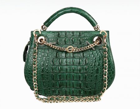 Stylish Crocodile Evening Handbag, Crocodile Shoulder Bag