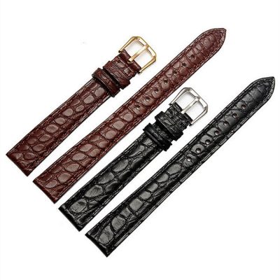Womens Genuine Alligator Leather Watch Band-Sample