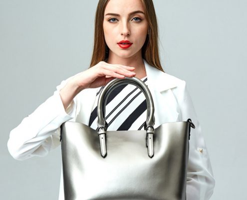 portable handbags,full gray,pristine green and clean bright ivory