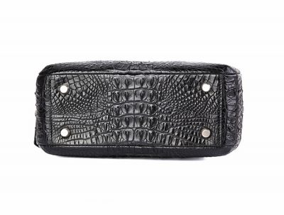 Classic Crocodile Top-Handle Handbag-Bottom