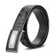 Elegant, Stylish Genuine Crocodile Belt-Black