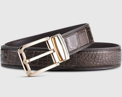 Genuine Crocodile Belt - Classic & Fashion Design-Lay