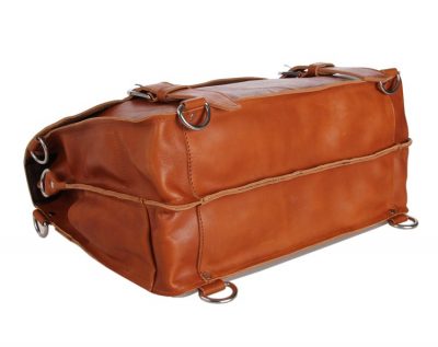 Leather Messenger Bag, Leather Briefcase Backpack-Bottom