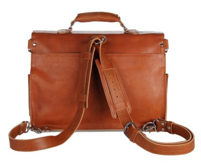 Leather Messenger Bag, Leather Briefcase Backpack-Details