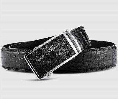 Luxury Automatic Buckle Crocodile Belt-Buckle