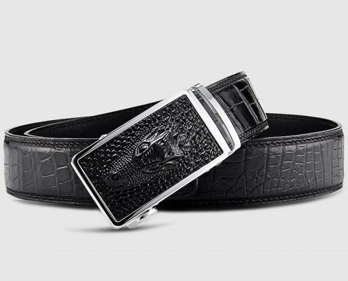 Luxury Automatic Buckle Crocodile Belt-Buckle