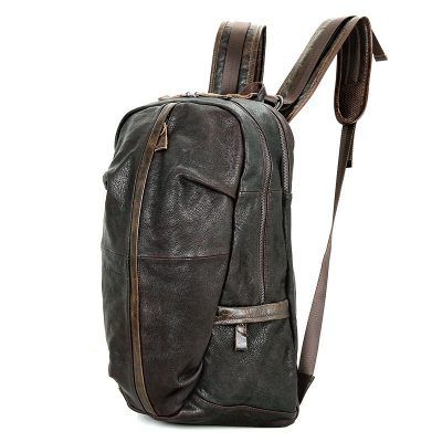 Mens Full Grain Leather Backpack