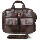 Men's Style Leather Travel Briefcase