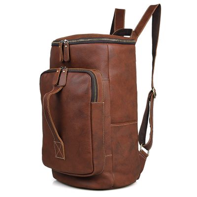 Outdoor Leather Backpack, Multi-functional Backpack