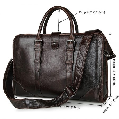 Premium Quality Leather Briefcase, Laptop Bag, Handbag, Satchel ...