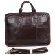 Stylish Leather Briefcase, Leather Laptop Messenger Bag