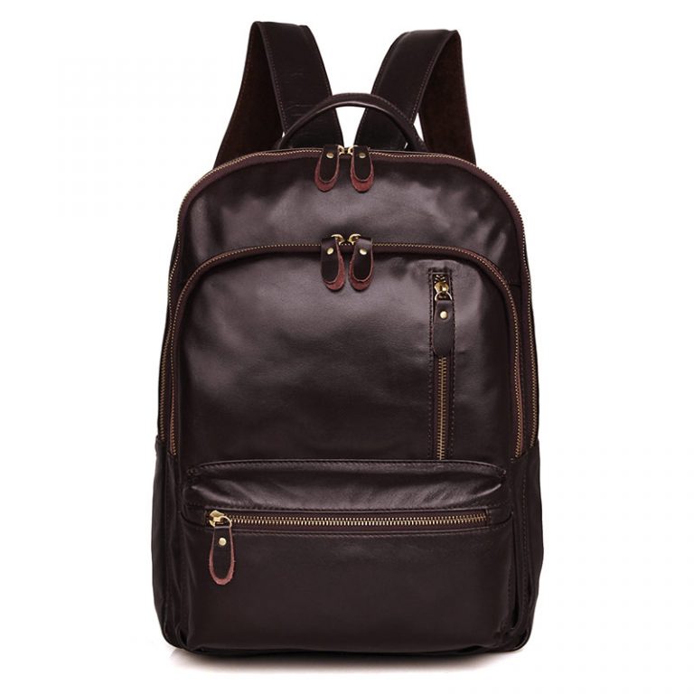Unisex Leather Backpack, Laptop Backpack