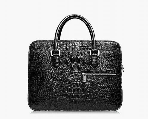 Black Crocodile Briefcase