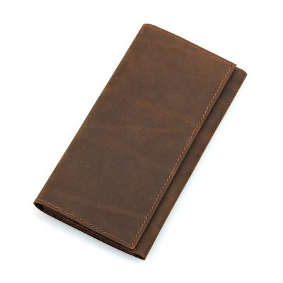 Crazy Horse Leather Wallet, Cowhide Wallet for Men