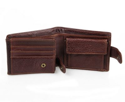 Genuine Leather Wallet Card Holder-Inside