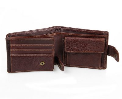 Genuine Leather Wallet Card Holder-Inside