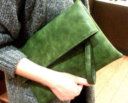 Green Leather Purses