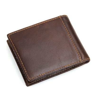 Vegetable Tanned Leather Wallet for Men