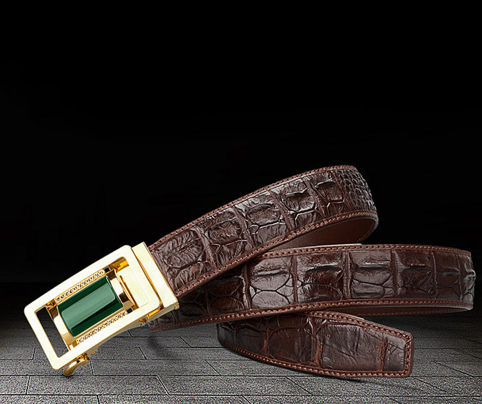 true crocodile leather belt from VANGOSEDUN