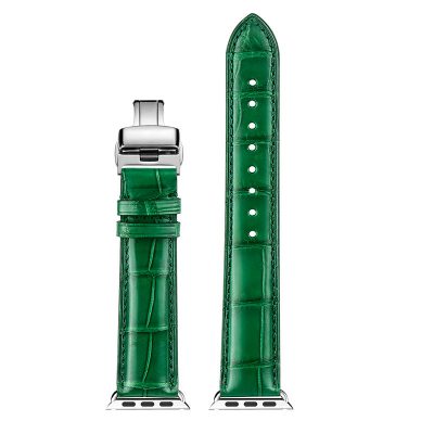 Alligator & Crocodile Apple Watch Band-Green