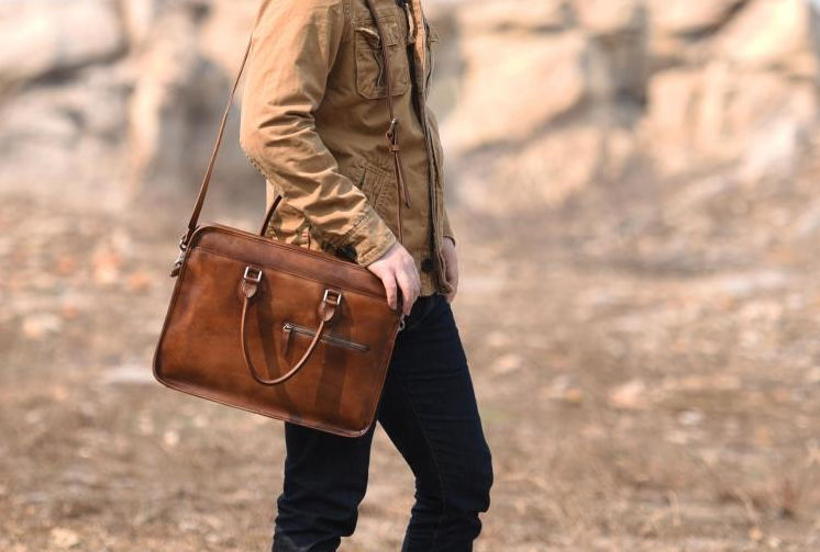 Men's luxury vintage briefcase, Business accessories