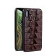 Crocodile and Alligator Leather iPhone XS Max, XS Case-Tail Skin-Brown