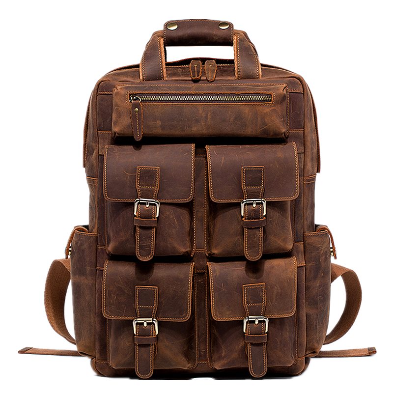 Fashion Outdoor Leather Backpack